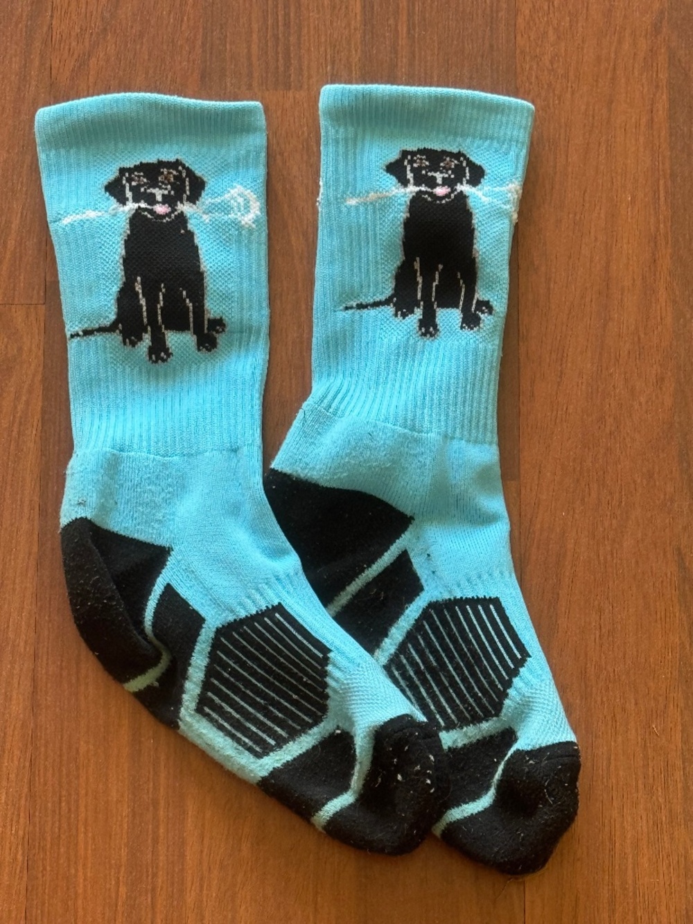 Chalk Talk Lacrosse Socks - Black Lab w/ lax stick